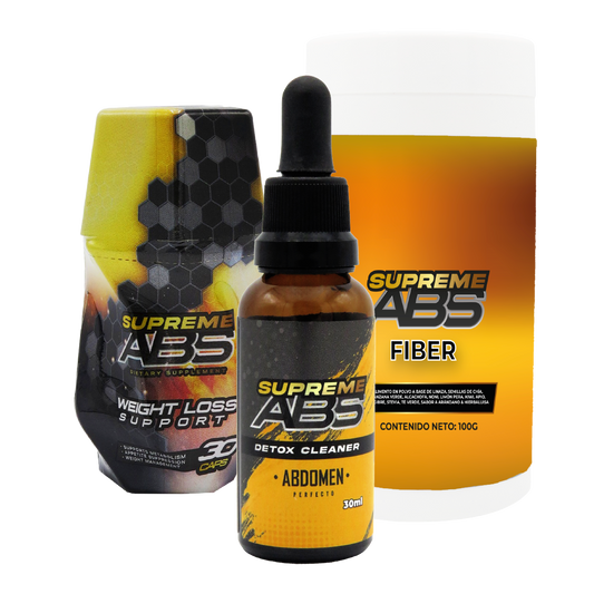 QUEMADOR + DRAINER + FIBRA SUPREME ABS