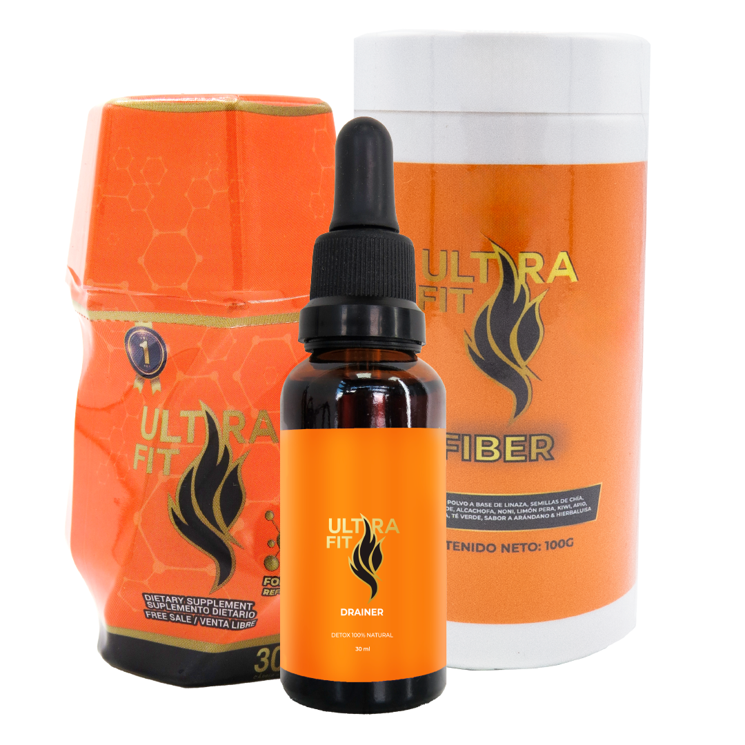 QUEMADOR + DRAINER + FIBRA ULTRA FIT