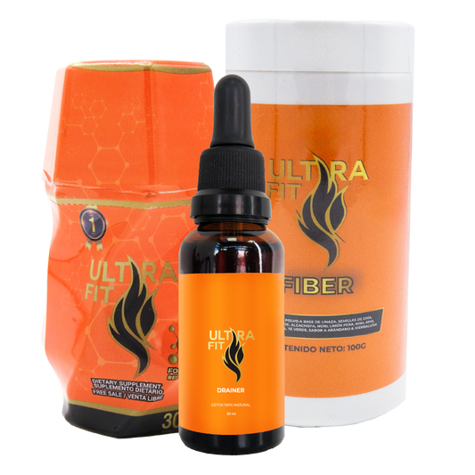 QUEMADOR + DRAINER + FIBRA ULTRA FIT